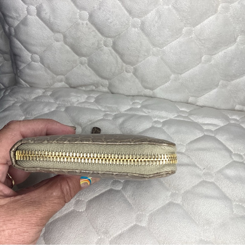 Miu Miu Zip Around Long Wallet In Croc Embossed T… - image 7